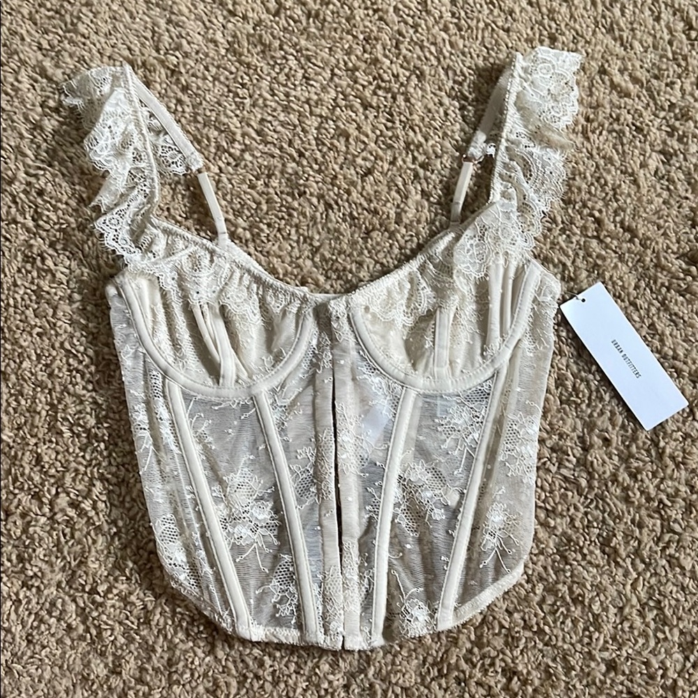 Urban Outfitters out from under modern love butterfly corset